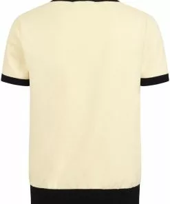 Collectif Men Scott Dino Attack Knitted 50's Top Cream New In 11 Collectif Men Scott Dino Attack Knitted 50's Top Cream New In