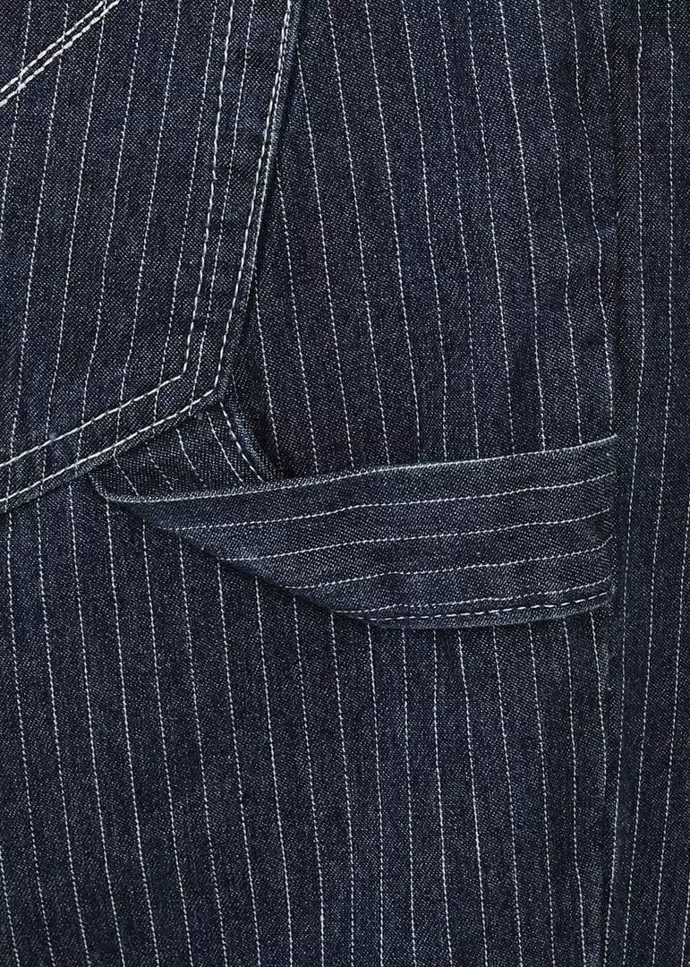 Collectif Mens Johnny Striped Jeans Blue White 8 Collectif Mens Johnny Striped Jeans Blue White