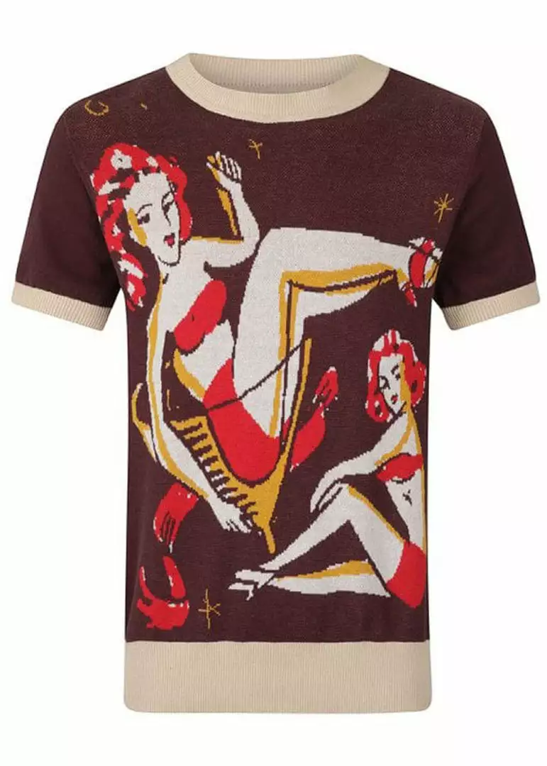 Collectif Men Scott Cocktail 50's Jumper Multi 4 Collectif Men Scott Cocktail 50's Jumper Multi