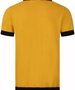 New In Collectif Mens Pablo Marylebone Polo Shirt Mustard 9 New In Collectif Mens Pablo Marylebone Polo Shirt Mustard
