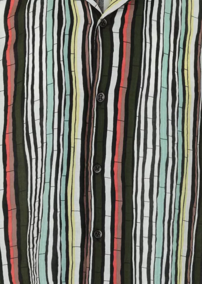 Collectif Mens Jamie Bamboo 50's Shirt Black New In 5 Collectif Mens Jamie Bamboo 50's Shirt Black New In