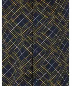 Collectif Men Adam Brighton 50's Shirt Navy New In