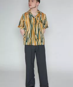 Collectif Mens Oscar Abstract 50's Shirt Multi New In 7 Collectif Mens Oscar Abstract 50's Shirt Multi New In