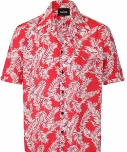 Collectif Heren Cesar 40's Shirt Red