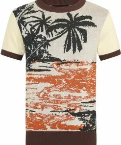 Collectif Mens Scott Honolulu 50's Jumper Multicolour New In