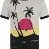 Collectif Mens Scott Palm Paradise 50's Jumper Multicolour