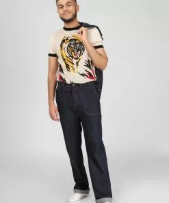 Collectif Mens Axel Jeans Denim Blue