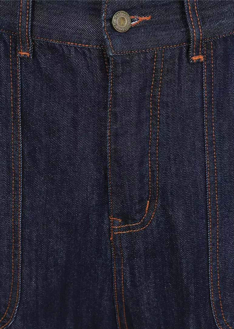 Collectif Mens Axel Jeans Denim Blue 5 Collectif Mens Axel Jeans Denim Blue