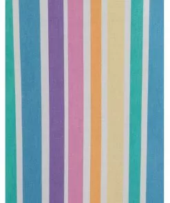 Collectif Nova Rainbow Stripes 50's Swing Dress Multi New In