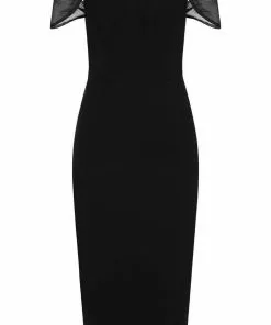 New In Collectif Violante 50's Pencil Dress Black