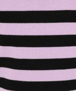 New In Collectif Babette Striped 40's Jumper Black Lila 11 New In Collectif Babette Striped 40's Jumper Black Lila