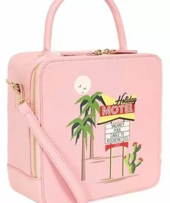 Collectif Josie Motel 50's Bag Pink New In