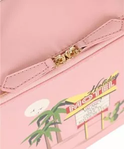 Collectif Josie Motel 50's Bag Pink New In 8 Collectif Josie Motel 50's Bag Pink New In