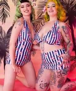 Collectif X Playful Promises Lobster 50's Bikini Top Multi Colour New In 7 Collectif X Playful Promises Lobster 50's Bikini Top Multi Colour New In