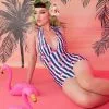 Collectif X Playful Promises Lobster 50's Swimsuit Multi 2 Collectif X Playful Promises Lobster 50's Swimsuit Multi