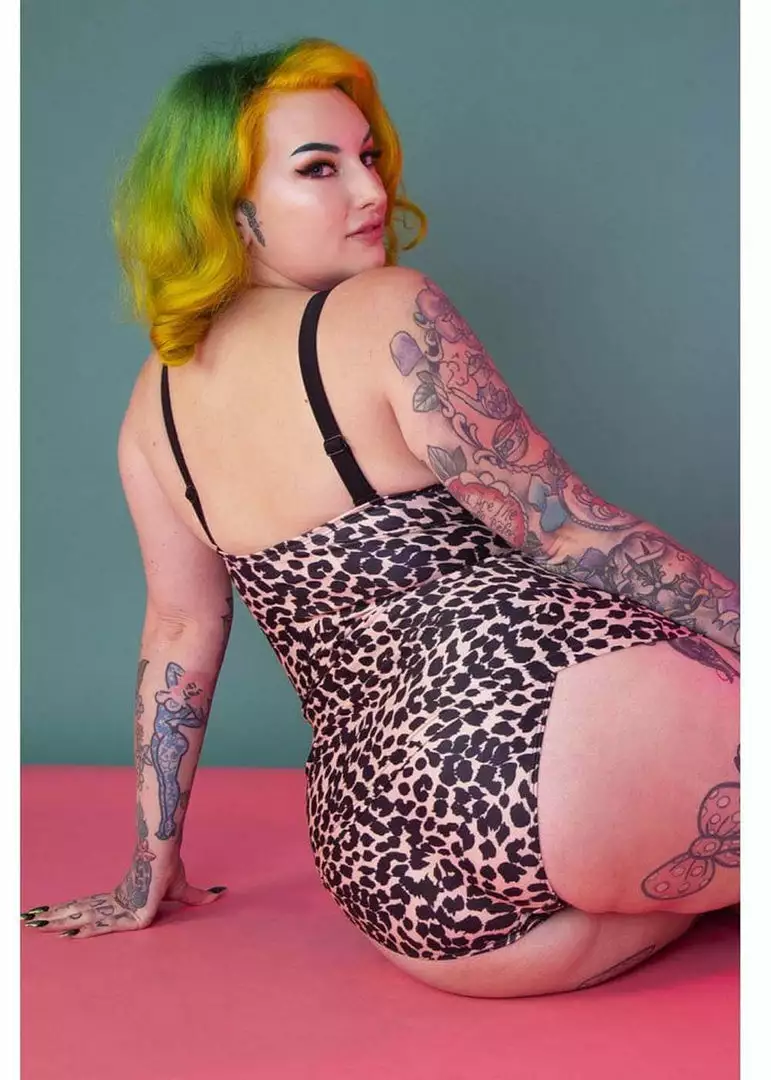 Collectif X Playful Promises Leopard 50's Swimsuit Multi 5 Collectif X Playful Promises Leopard 50's Swimsuit Multi