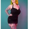 New In Collectif X Playful Promises Mesh Overlay 50's Swimsuit Black 2 New In Collectif X Playful Promises Mesh Overlay 50's Swimsuit Black