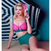 Collectif X Playful Promises Watermelon Knot 50's Bikini Briefs Pink Green 2 Collectif X Playful Promises Watermelon Knot 50's Bikini Briefs Pink Green