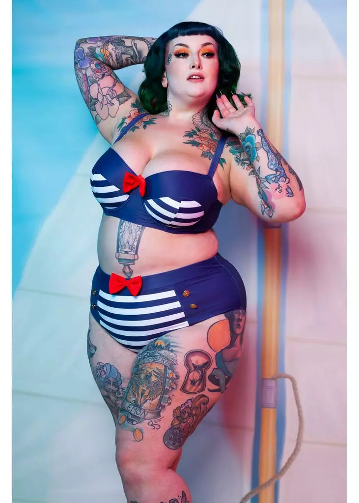New In Collectif X Playful Promises Nautical 50's Bikini Briefs Multi 4 New In Collectif X Playful Promises Nautical 50's Bikini Briefs Multi