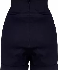 Collectif Nomi High Waist Shorts Black New In 10 Collectif Nomi High Waist Shorts Black New In