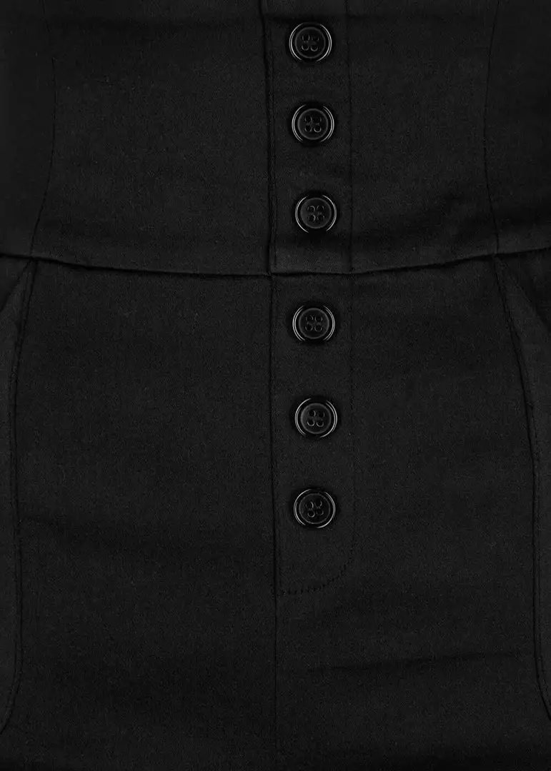 Collectif Nomi High Waist Shorts Black New In 6 Collectif Nomi High Waist Shorts Black New In