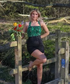 Collectif Nomi High Waist Shorts Black New In 12 Collectif Nomi High Waist Shorts Black New In