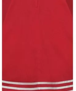 Collectif Georgie Nautical 50's Swing Dress Red