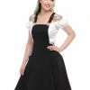 Collectif Kayden Braces 50's Swing Dress Black New In 1 Collectif Kayden Braces 50's Swing Dress Black New In
