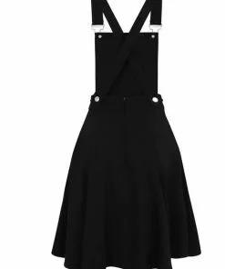 Collectif Kayden Braces 50's Swing Dress Black New In 9 Collectif Kayden Braces 50's Swing Dress Black New In