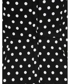 New In Collectif Frances Polkadot 50's Swing Dress Black 14 New In Collectif Frances Polkadot 50's Swing Dress Black