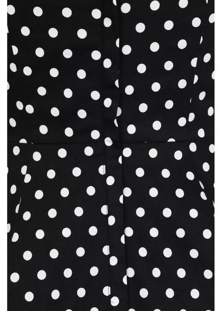 New In Collectif Frances Polkadot 50's Swing Dress Black 8 New In Collectif Frances Polkadot 50's Swing Dress Black