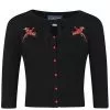Collectif Charlene Phoenix 50's Cardigan Black