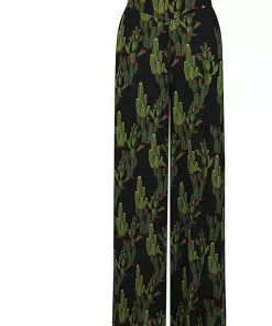 Collectif Alizee Cactusland 70's Trousers Black New In