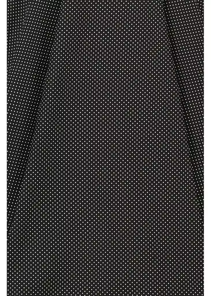 Collectif Clair Mini Polkadot 50's Swing Skirt Black White 6 Collectif Clair Mini Polkadot 50's Swing Skirt Black White