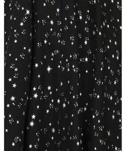 Collectif Lexi Night Sky 60's Skater Skirt Black