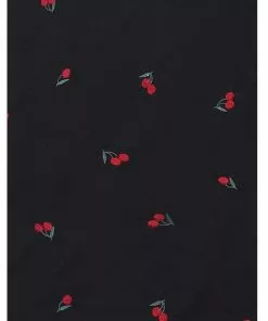 New In Collectif Ornella Mini Cherries 40's Skirt Black 11 New In Collectif Ornella Mini Cherries 40's Skirt Black