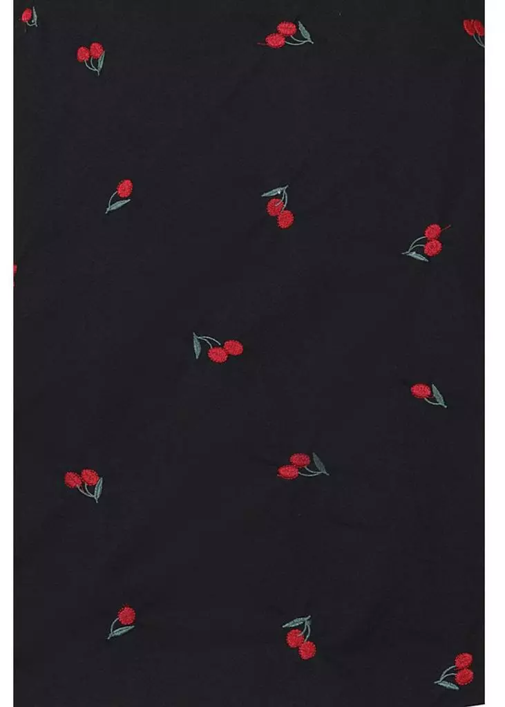 New In Collectif Ornella Mini Cherries 40's Skirt Black 7 New In Collectif Ornella Mini Cherries 40's Skirt Black