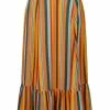 Collectif Katrina Sahara Stripe 60's Skirt Multi New In