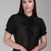 Collectif Erika 40's Blouse Black New In 2 Collectif Erika 40's Blouse Black New In