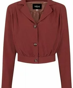 New In Collectif Victoria 40's Jacket Brown