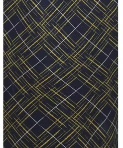 New In Collectif Tess Hatch Check 40's Pencil Dress Navy 8 New In Collectif Tess Hatch Check 40's Pencil Dress Navy