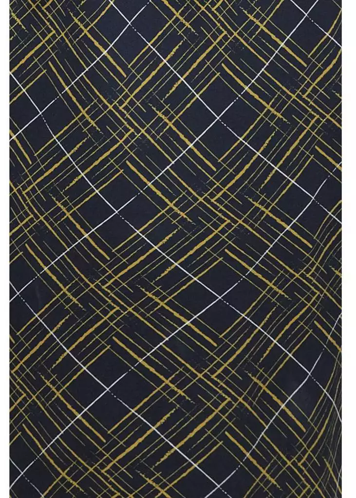 New In Collectif Tess Hatch Check 40's Pencil Dress Navy 5 New In Collectif Tess Hatch Check 40's Pencil Dress Navy