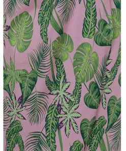 Collectif Mahina Pink Forest 50's Pencil Dress Pink New In 11 Collectif Mahina Pink Forest 50's Pencil Dress Pink New In