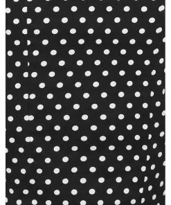 Collectif Anita Polkadot 50's Pencil Dress Black