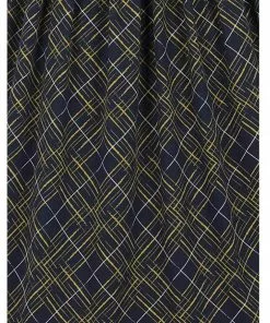 Collectif Judy Hatch Check 60's Swing Dress Navy New In 8 Collectif Judy Hatch Check 60's Swing Dress Navy New In