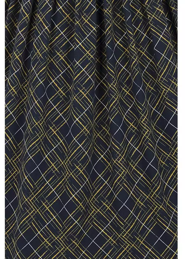 Collectif Judy Hatch Check 60's Swing Dress Navy New In 5 Collectif Judy Hatch Check 60's Swing Dress Navy New In