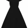 Collectif Kristy 50's Swing Dress Black
