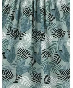 Collectif Jemima Cool Palm 50's Swing Dress Green