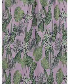 Collectif Kimberly Pink Forest 50's Swing Dress Pink New In