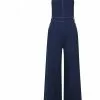 New In Collectif Thelma Denim 60's Dungarees Navy 2 New In Collectif Thelma Denim 60's Dungarees Navy